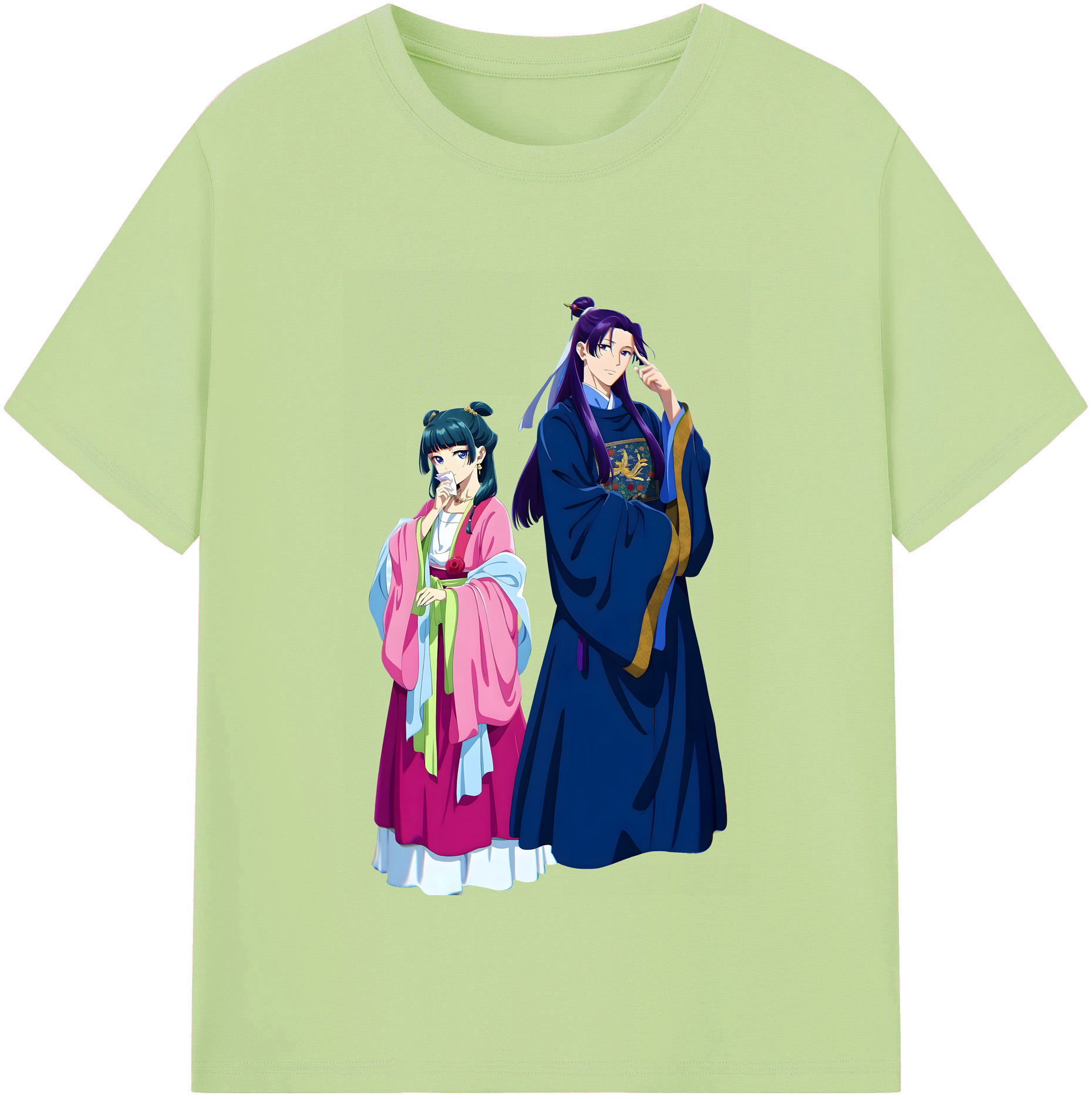 （画像用） 薬屋のひとりごと The Apothecary Diaries 綿100％半袖Tシャツ（フロントプリント）